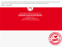 Tablet Screenshot of karatekai.it